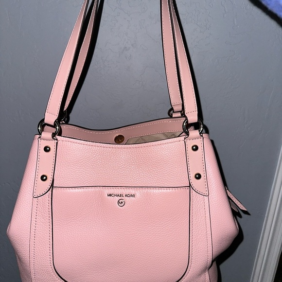 Michael Kors Molly Pink Shoulder Tote - Picture 12 of 12